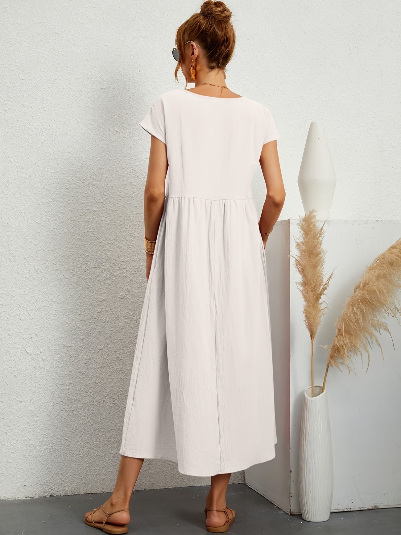 Greta - Ademend Lente Jurk