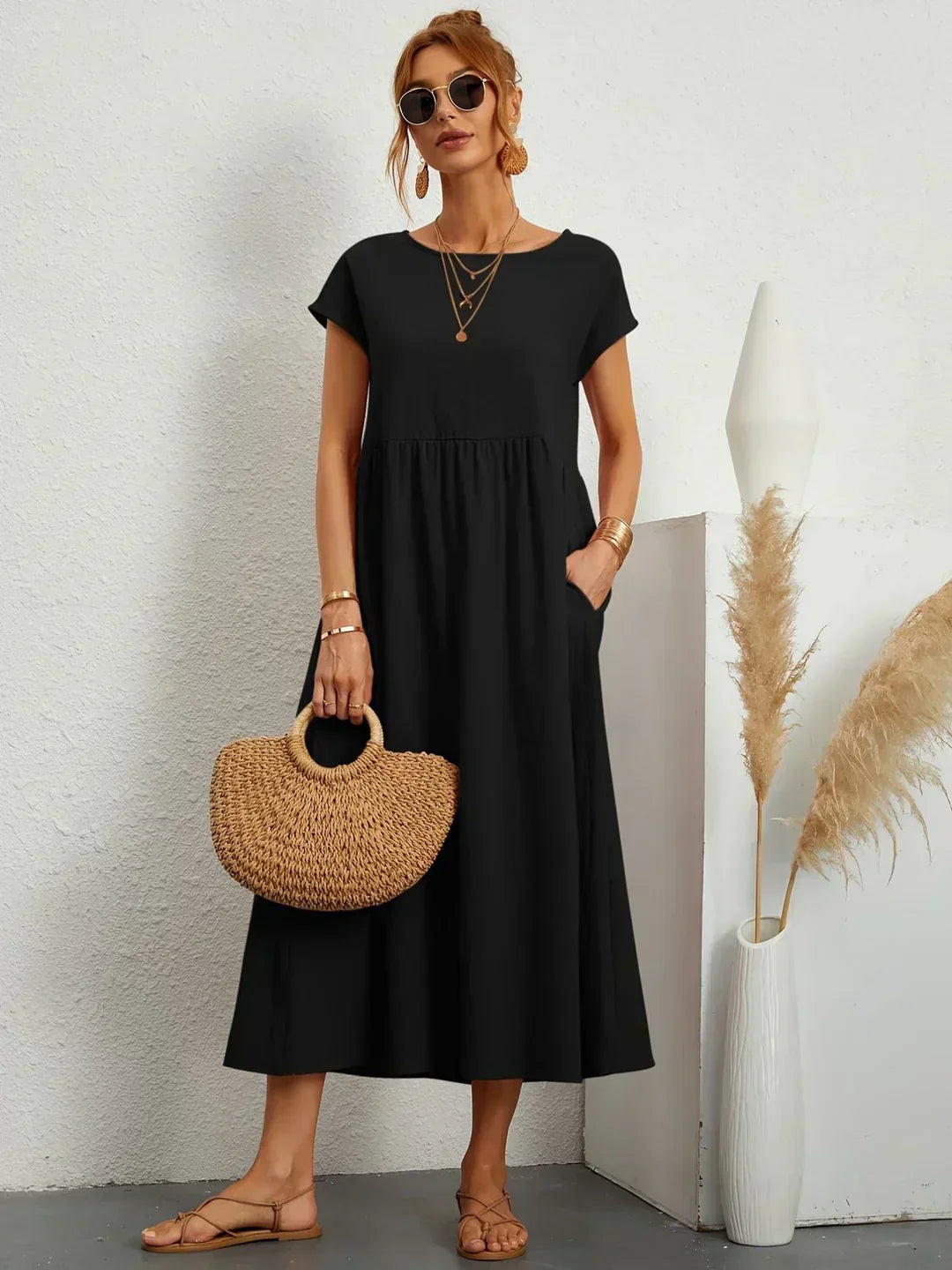 Nataly - Casual Midi Jurk