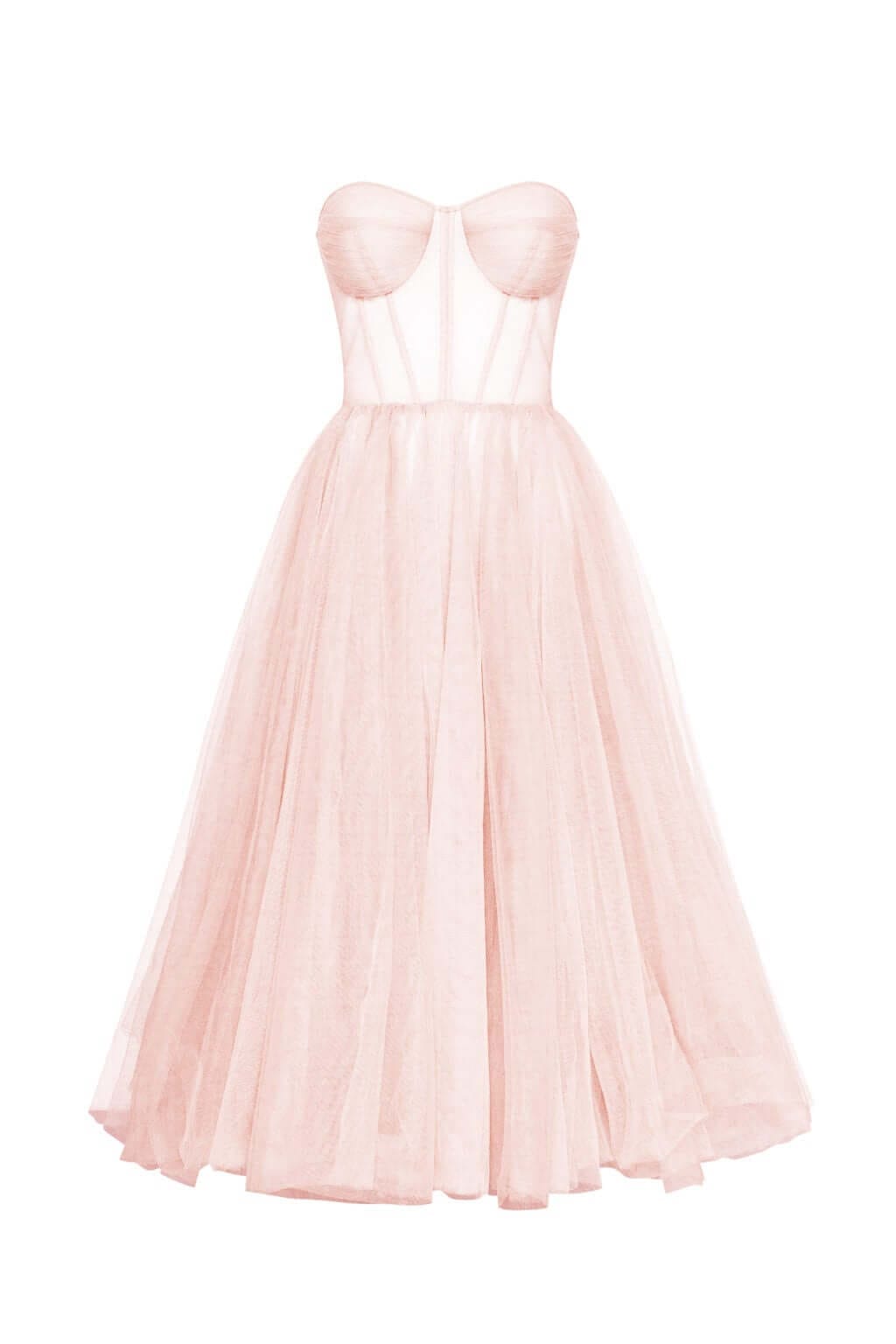 Judith - Elegante Strapless Jurk