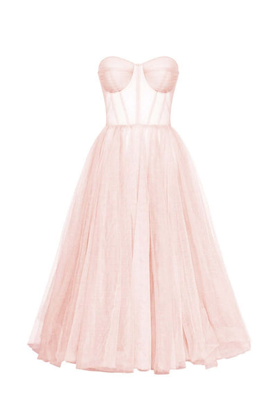 Judith - Elegante Strapless Jurk