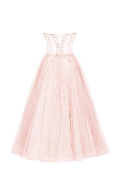 Judith - Elegante Strapless Jurk