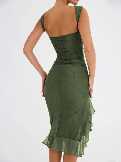 Nancy - Elegante Midi Jurk