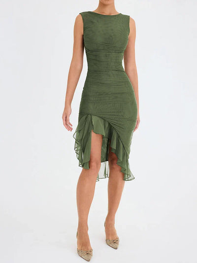 Nancy - Elegante Midi Jurk