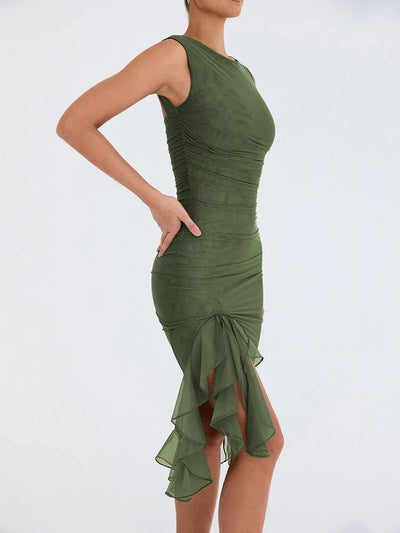 Nancy - Elegante Midi Jurk