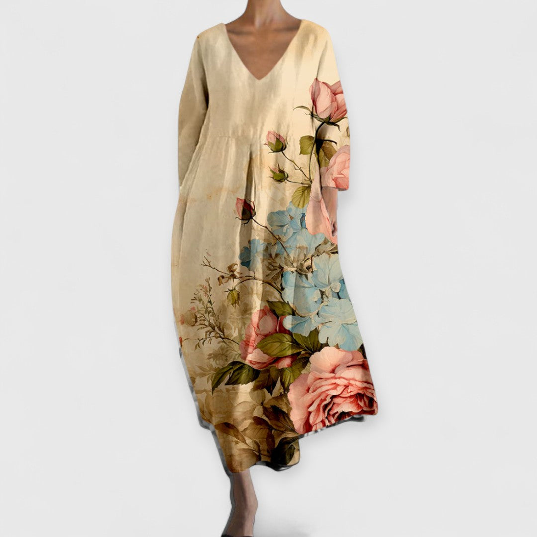 Mara - Elegante V-Hals Jurk