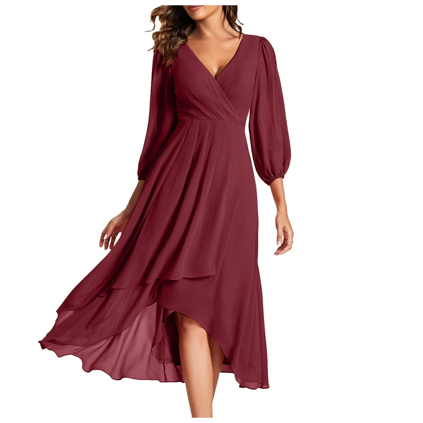 Mia - Elegante Asymmetrische Jurk