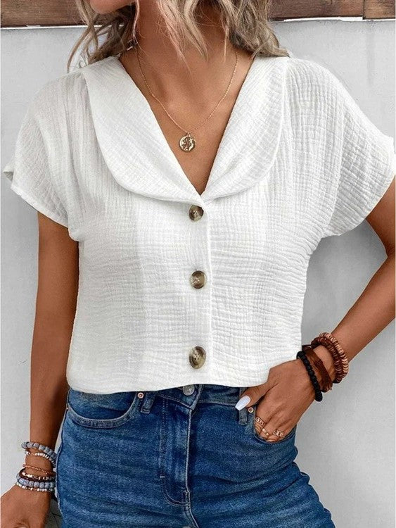 Victorie - Elegante Veelzijdige Blouse
