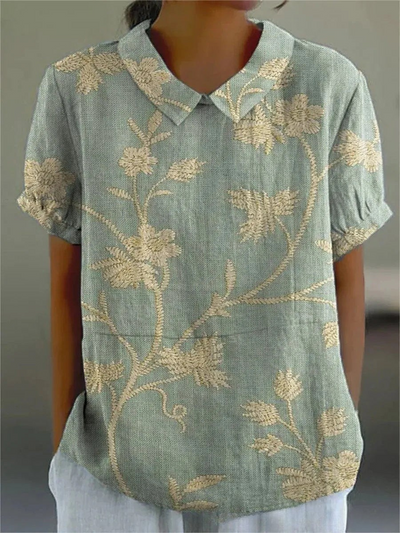 Sofia - Elegante Bloemenblouse