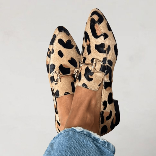 Yara - Elegante Geprinte Mocassins