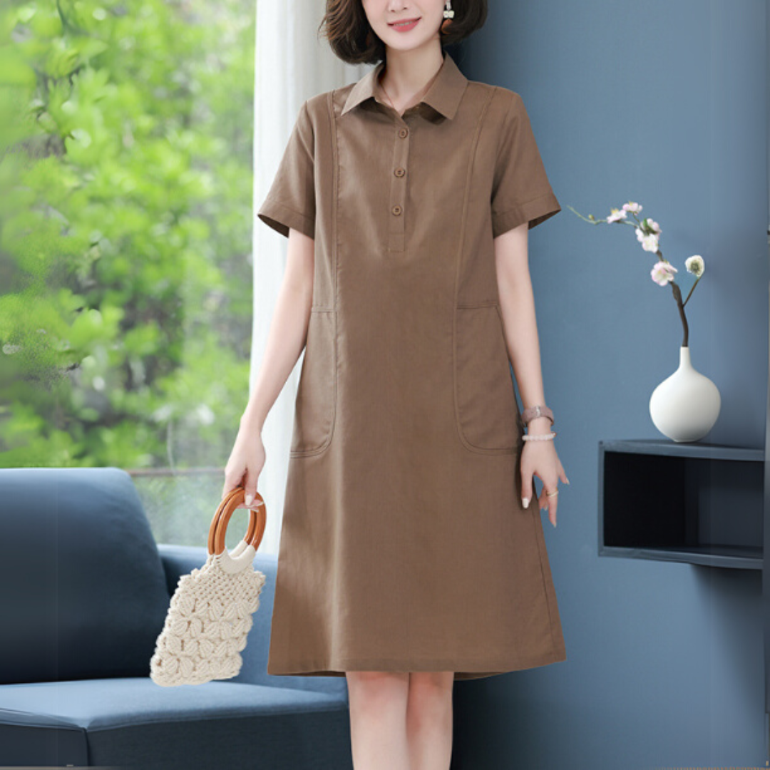 Ruth - Vintage Katoenen Jurk