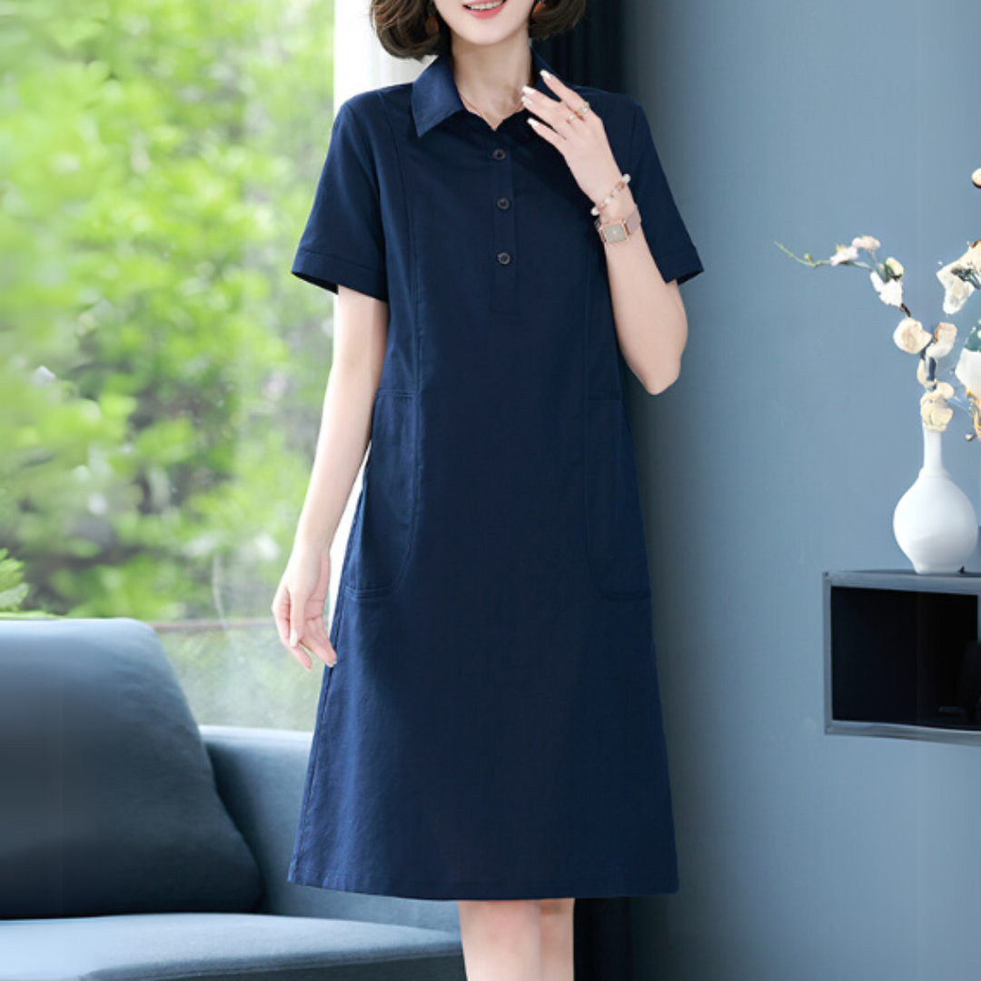 Ruth - Vintage Katoenen Jurk