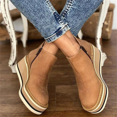 Lauren - Elegante Comfortabele Enkellaarsjes