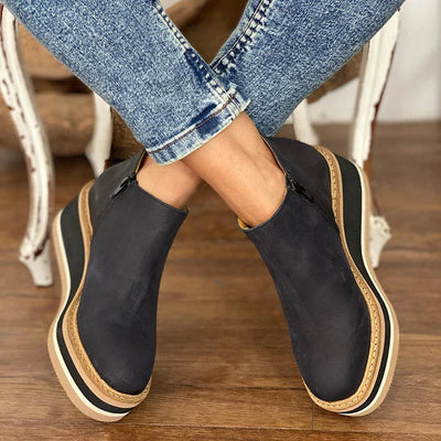Lauren - Elegante Comfortabele Enkellaarsjes