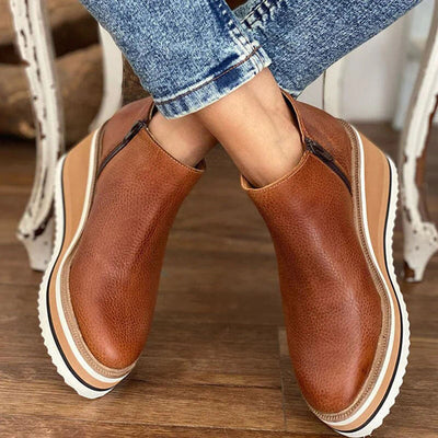 Lauren - Elegante Comfortabele Enkellaarsjes