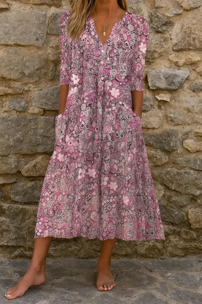 Lucille - Elegante Casual Jurk