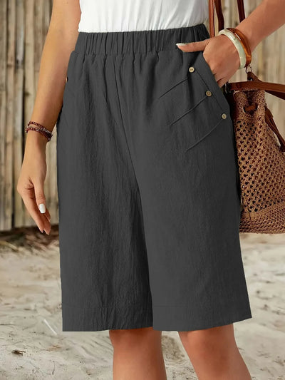 Céline - Katoenen Linnen Shorts