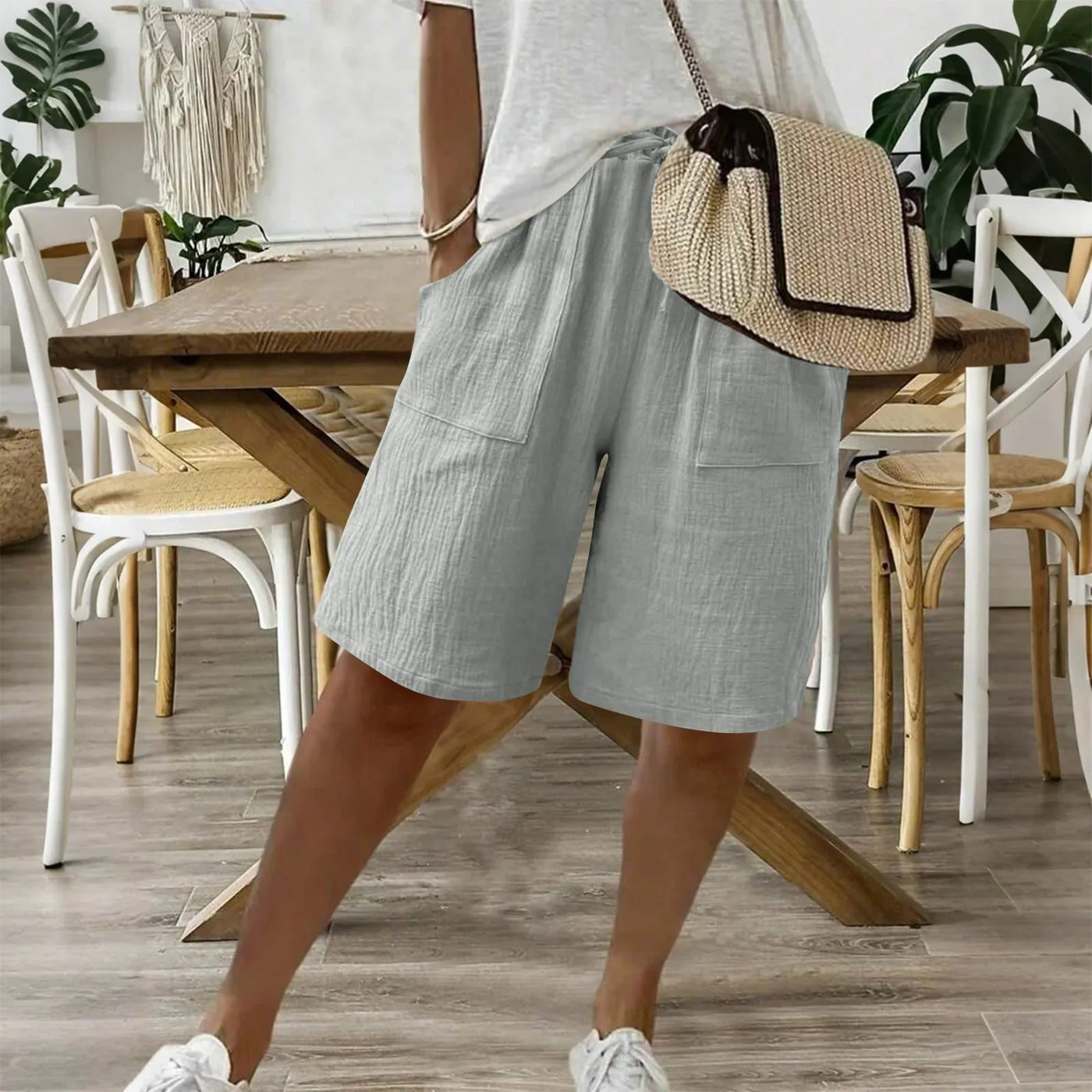 Sienna - Katoenen Linnen Shorts