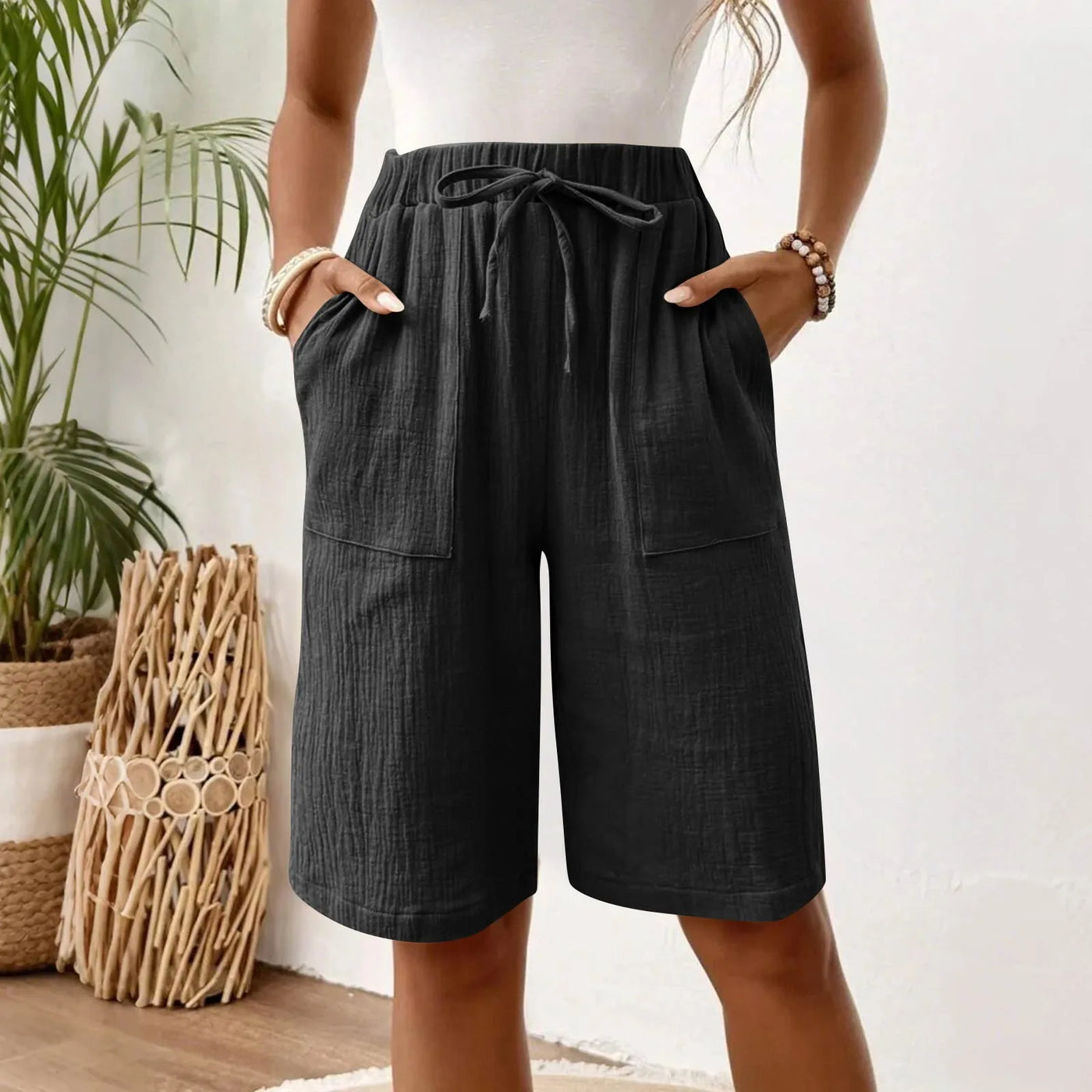 Sienna - Katoenen Linnen Shorts