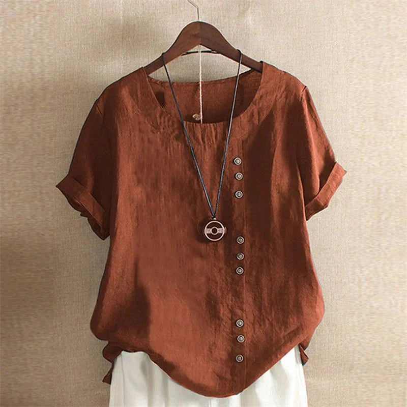 Laura - Ademend Casual Blouse
