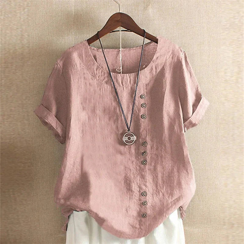 Laura - Ademend Casual Blouse