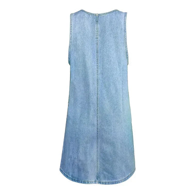 Sofia - Praktische Jurk van Denim