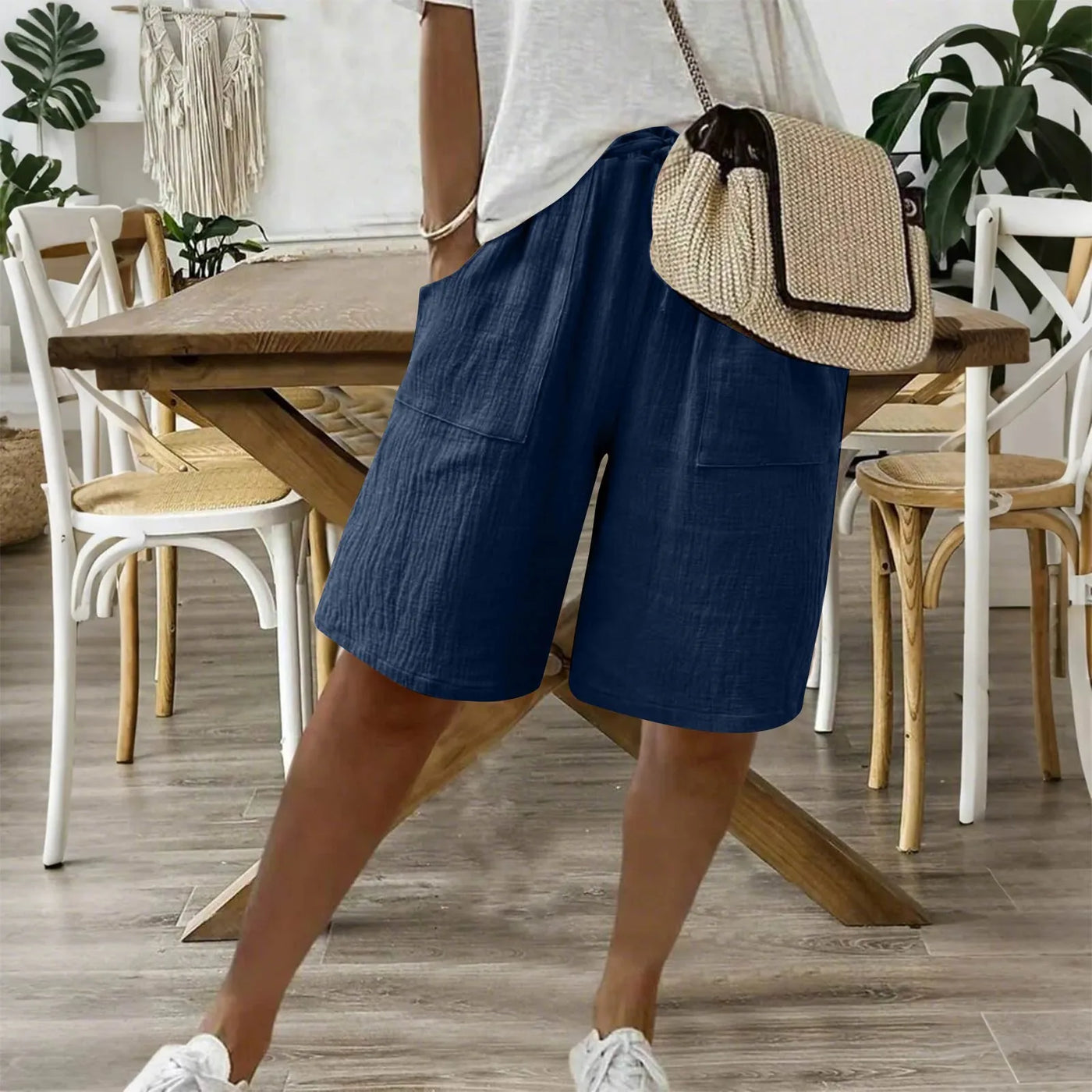 Sienna - Katoenen Linnen Shorts