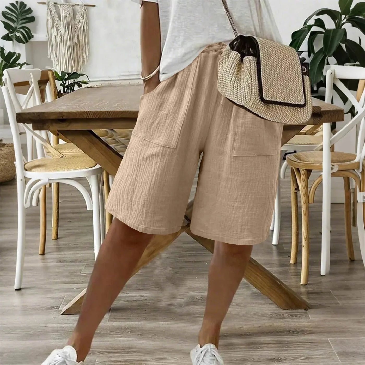 Sienna - Katoenen Linnen Shorts