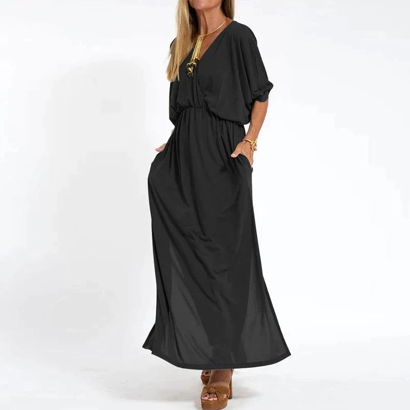 Cosima - Lange Vintage Jurk