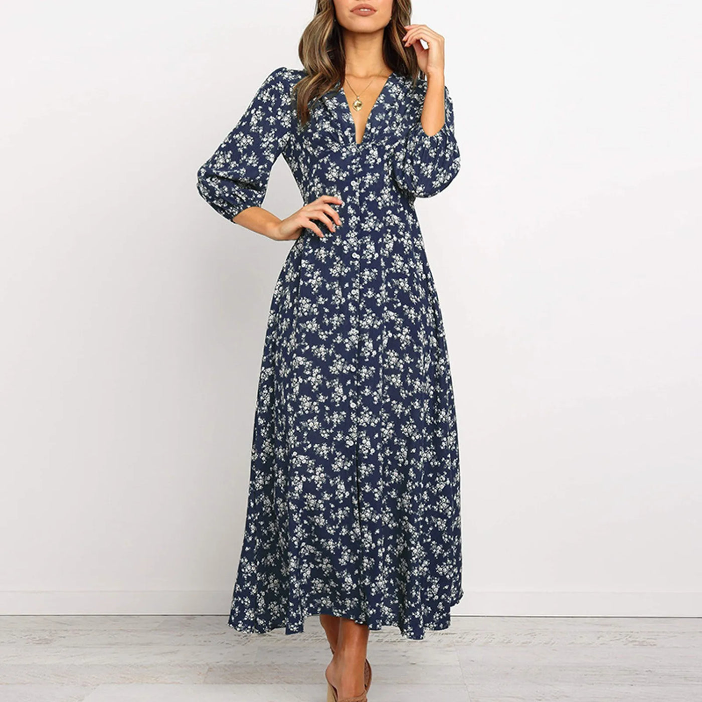 Jane - Elegante Bloemenjurk