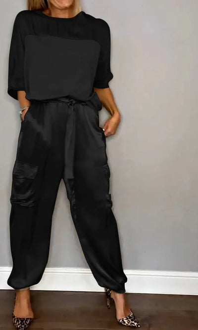 Evelina - Elegante Satijnen Casual