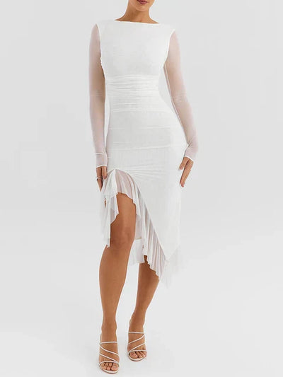 Nancy - Elegante Midi Jurk