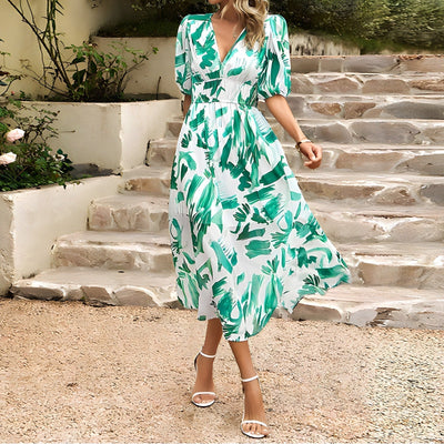 Jenny - Chique Midi Jurk Elegant