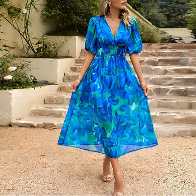 Jenny - Chique Midi Jurk Elegant