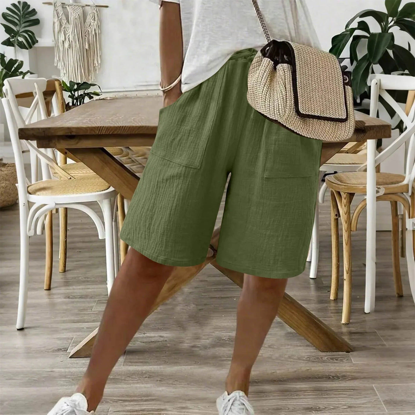 Sienna - Katoenen Linnen Shorts