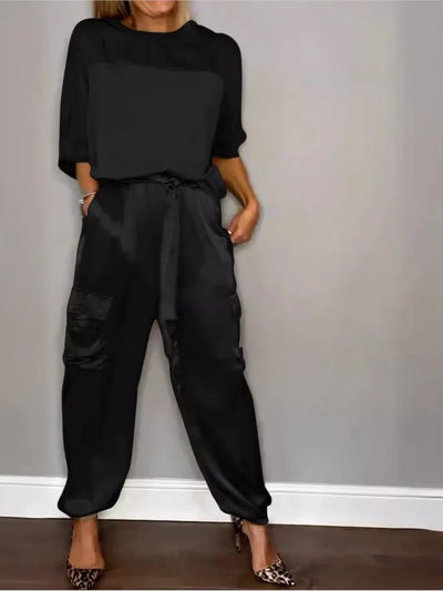 Evelina - Elegante Satijnen Casual