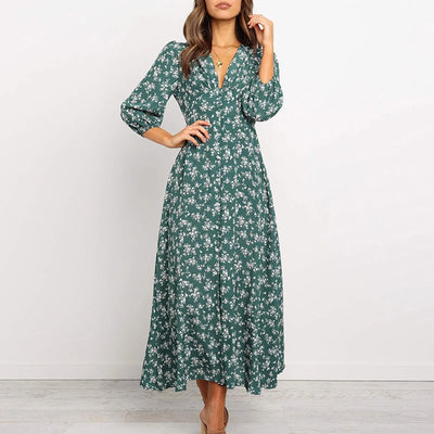 Jane - Elegante Bloemenjurk
