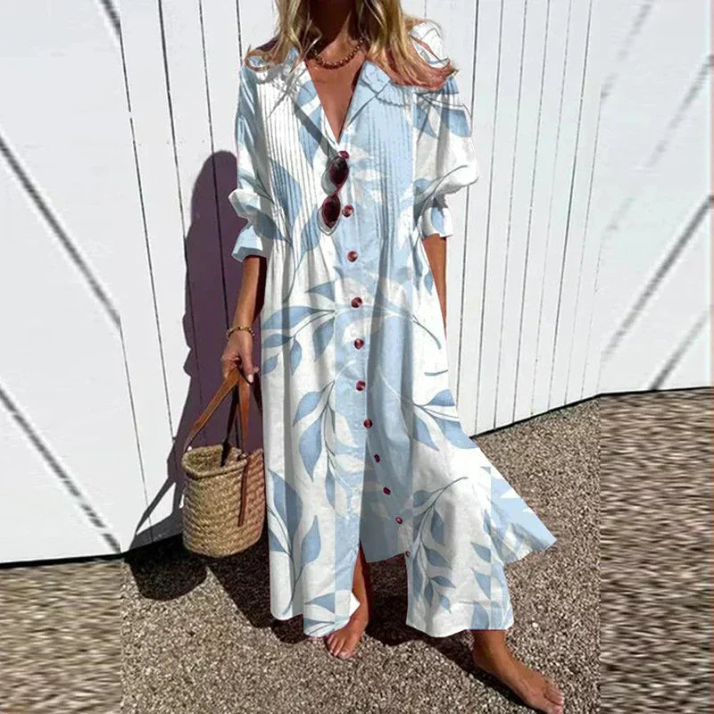 Maisie - Elegante Flatterende Maxi Jurk