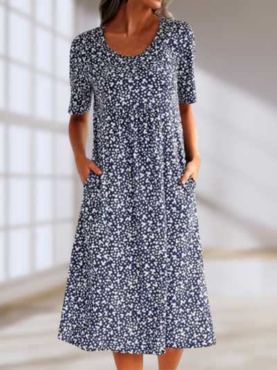 Lilo - Bloemen Midi Jurk