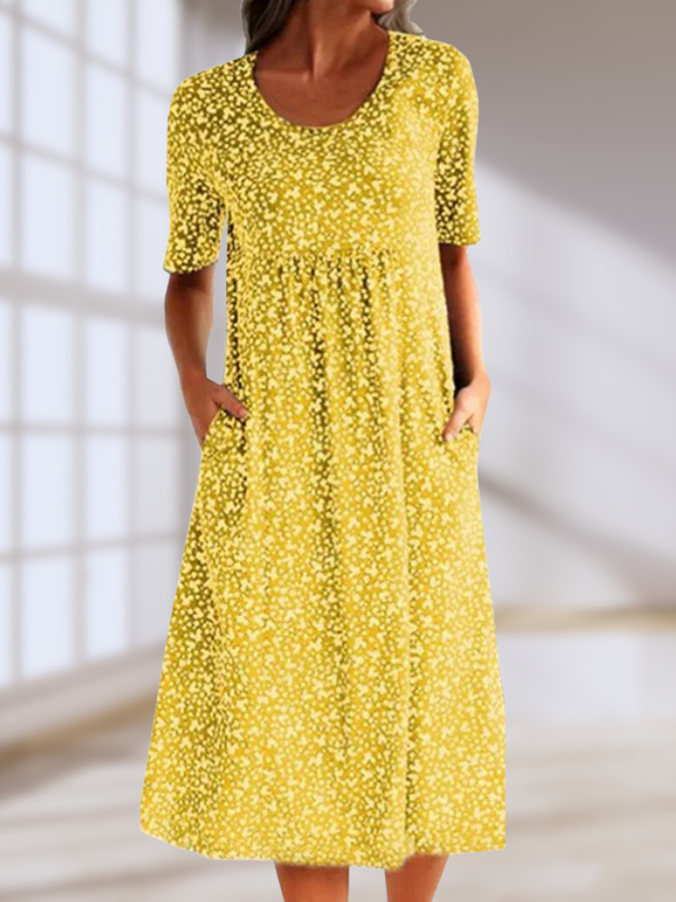 Lilo - Bloemen Midi Jurk