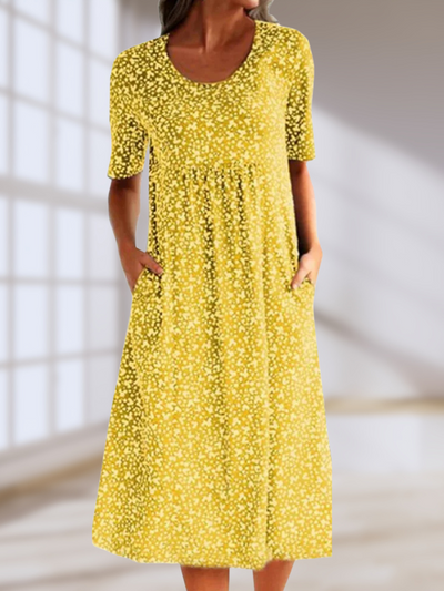 Lilo - Bloemen Midi Jurk