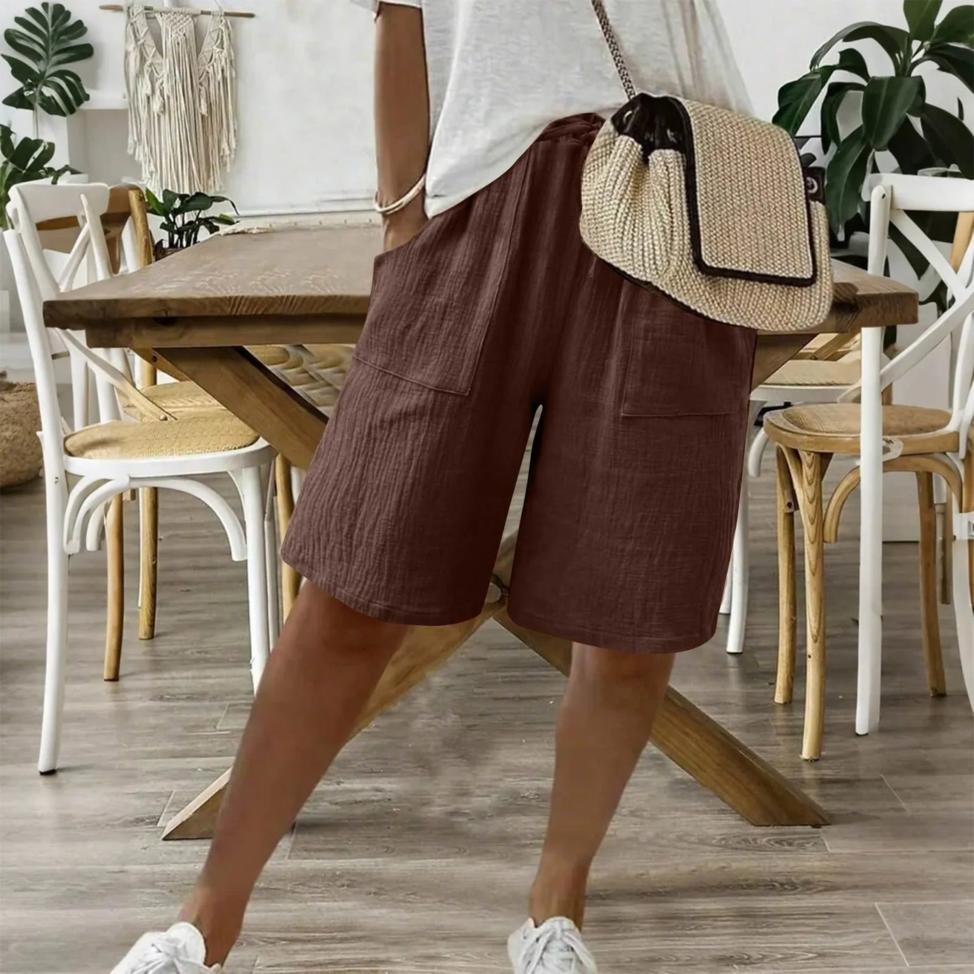 Sienna - Katoenen Linnen Shorts
