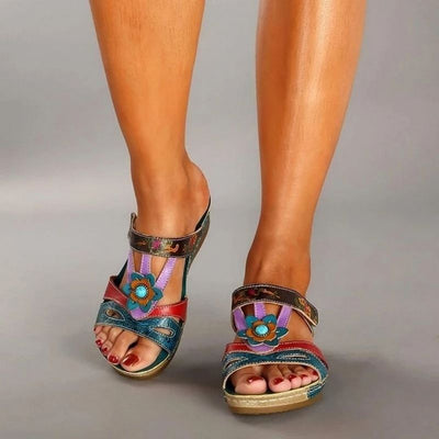 Sonia - Elegante Bloemen Sandalen