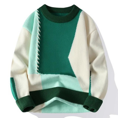 Bruno - Unieke Patchwork Trui