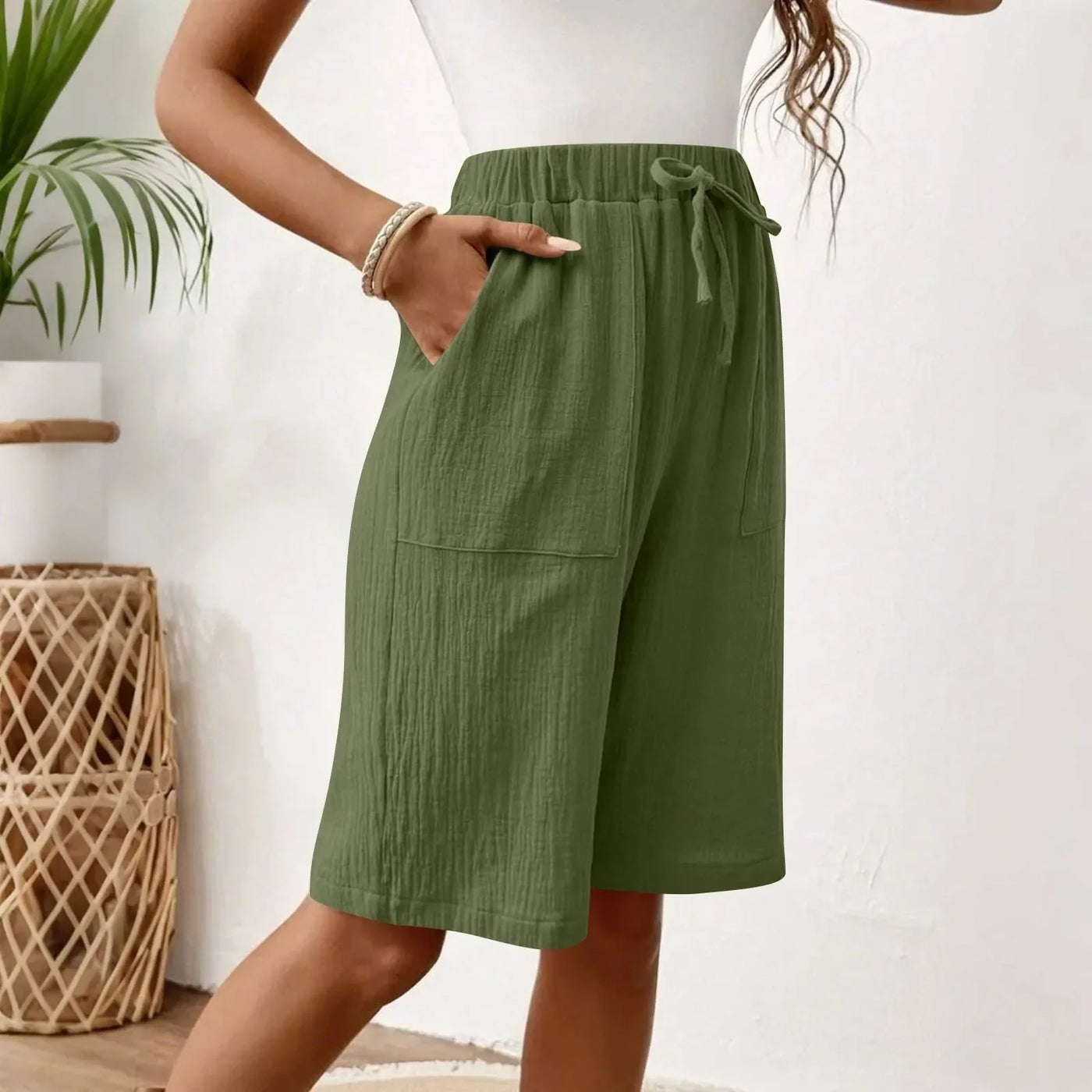Sienna - Katoenen Linnen Shorts