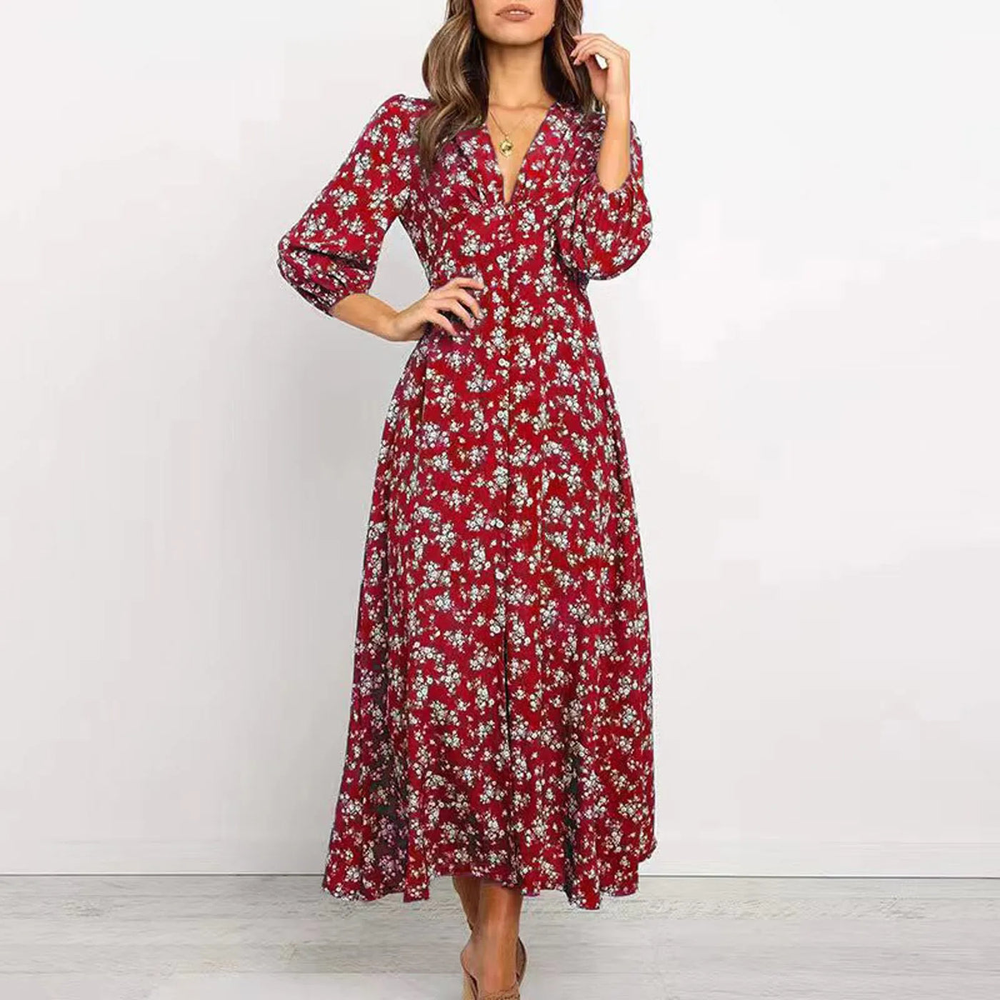 Jane - Elegante Bloemenjurk