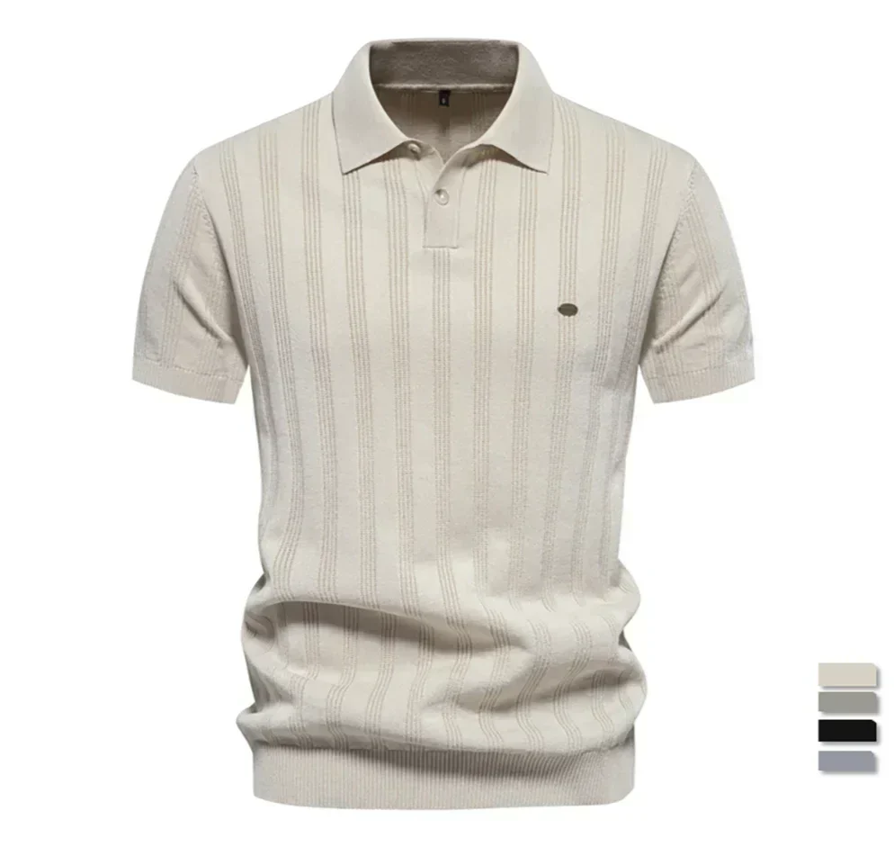 Louis - Luxe Gemêleerde Polo