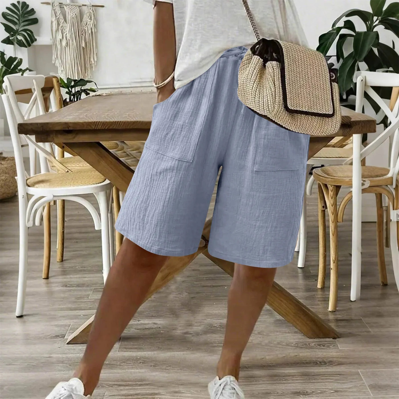 Sienna - Katoenen Linnen Shorts