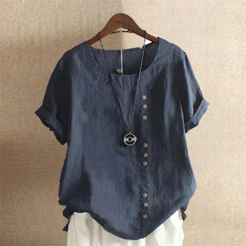 Laura - Ademend Casual Blouse