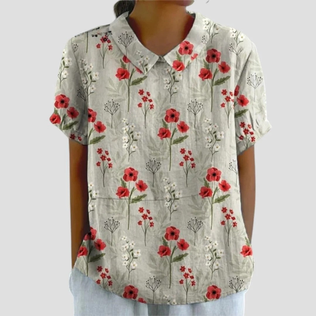 Mirella - Zomerse Print Blouse