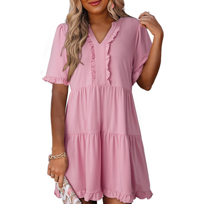 Shaila - Elegante Mini Casual Jurk